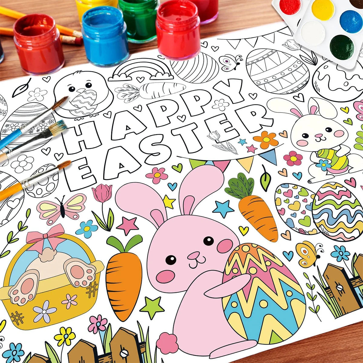Jumbo Easter Coloring Poster