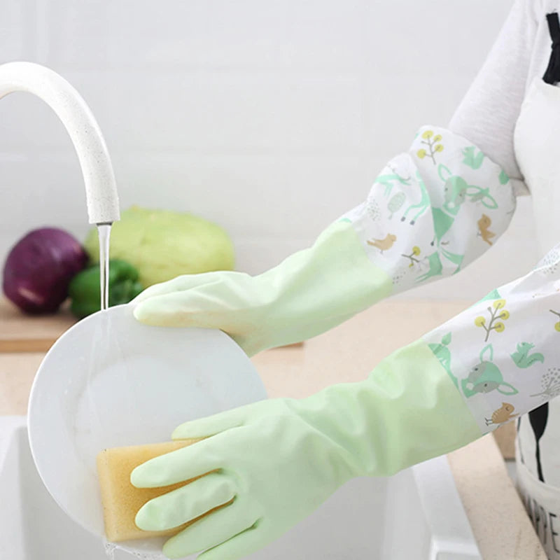 Rubber Gloves Household Cleaning Extra Long