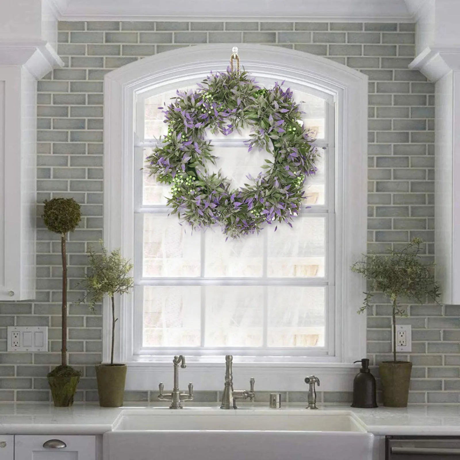 Lavender Door Wreath