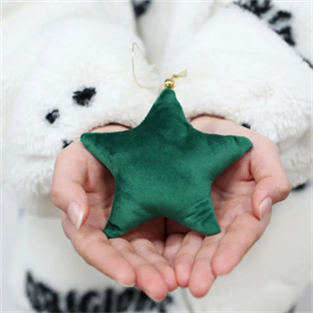 Plush Christmas Star Bauble