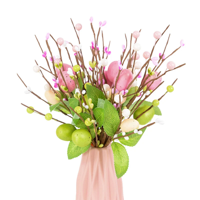 Easter Egg Branch Artificial Flower Stems