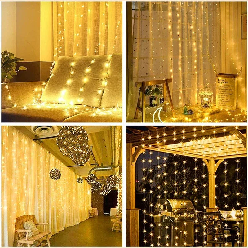 LED Fairy Light Curtain