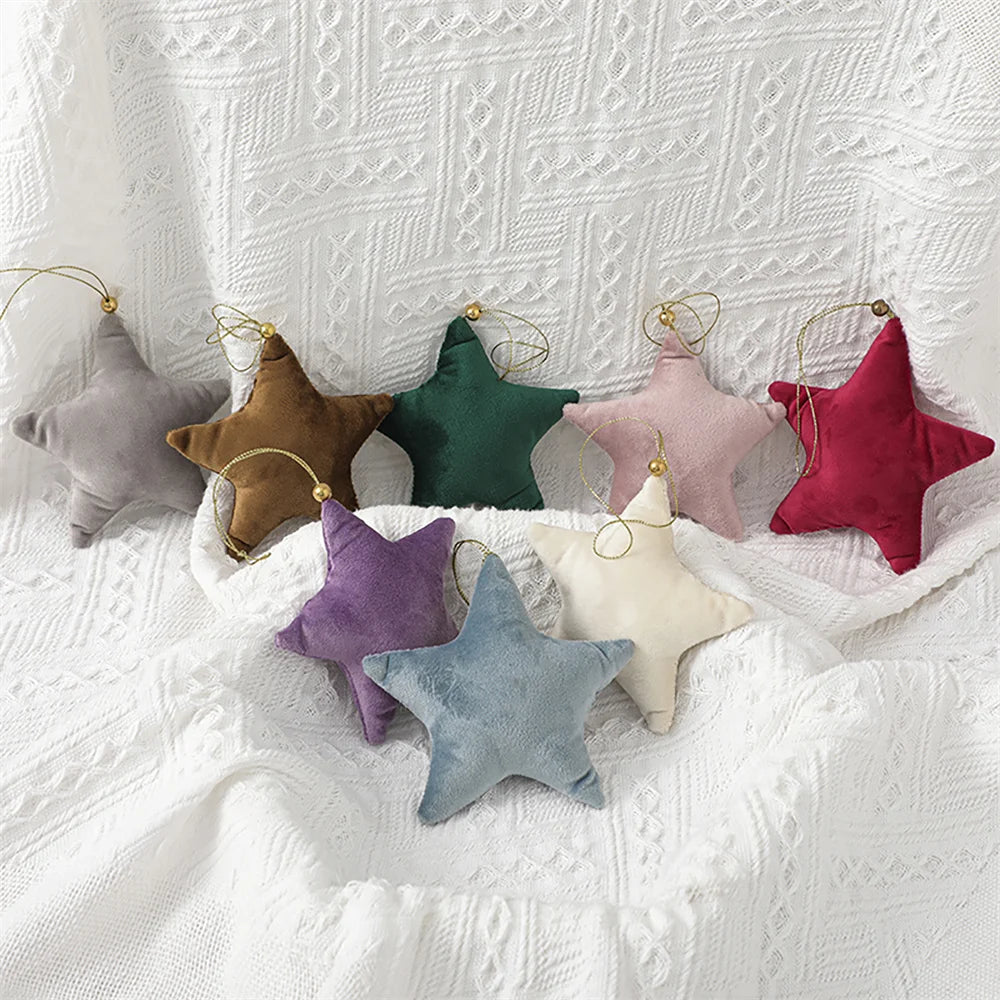 Plush Christmas Star Bauble