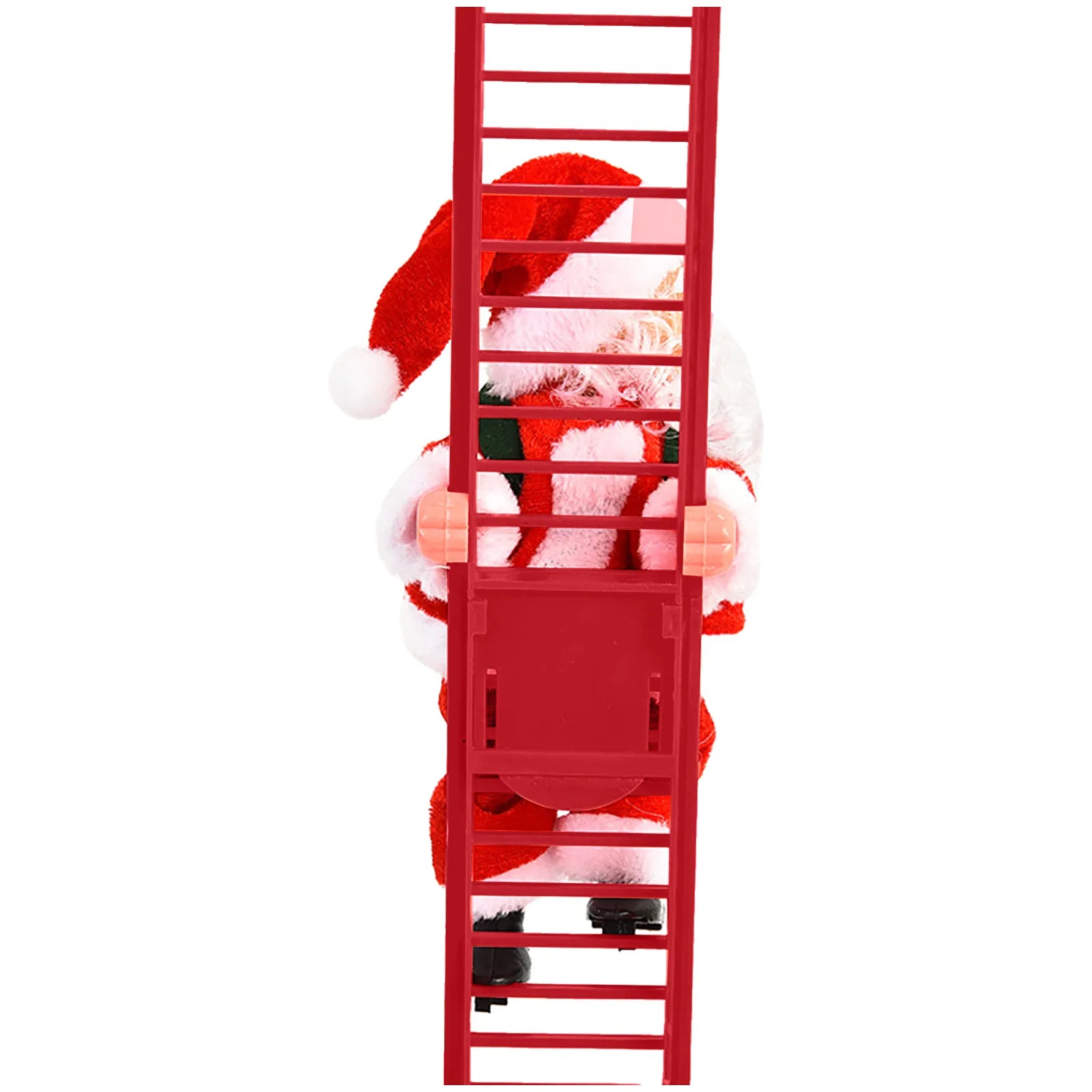 Climbing Ladder Singing Santa