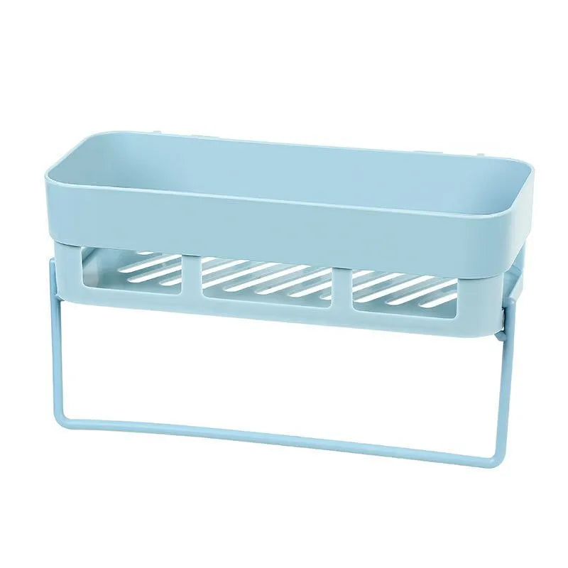 Wall Mounted Shower Caddy Storage Plastic