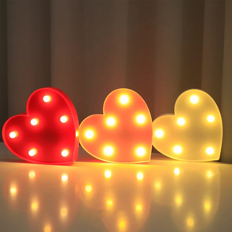 Love Graphic LED Lamp