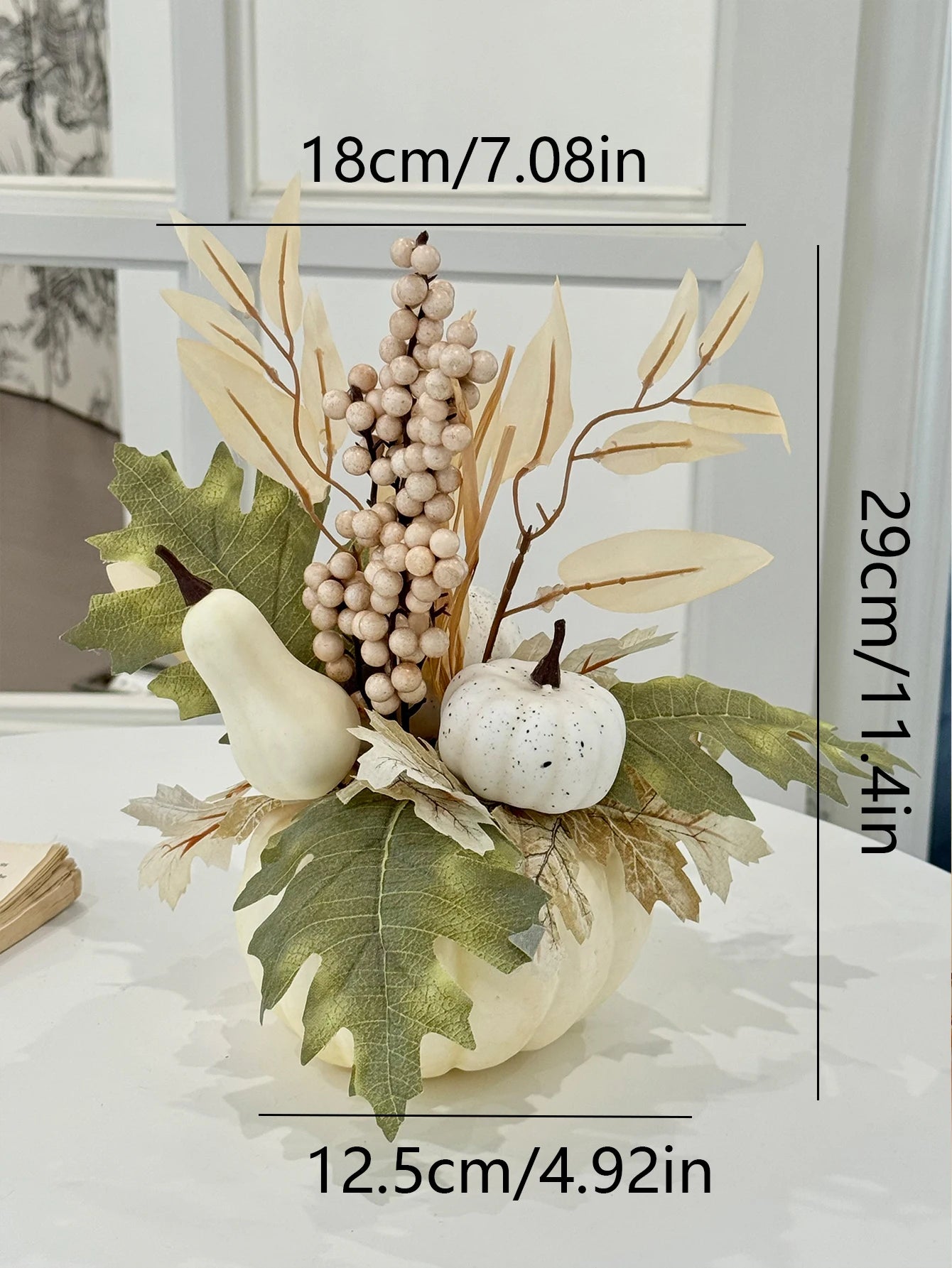 Autumn Table Decor Pumpkin