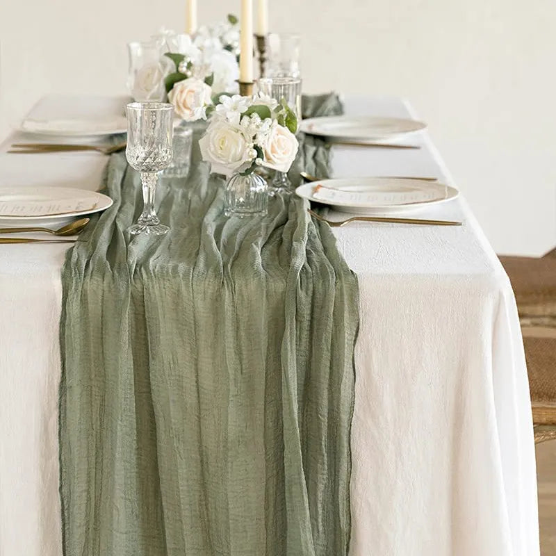 Cheesecloth Table Runner