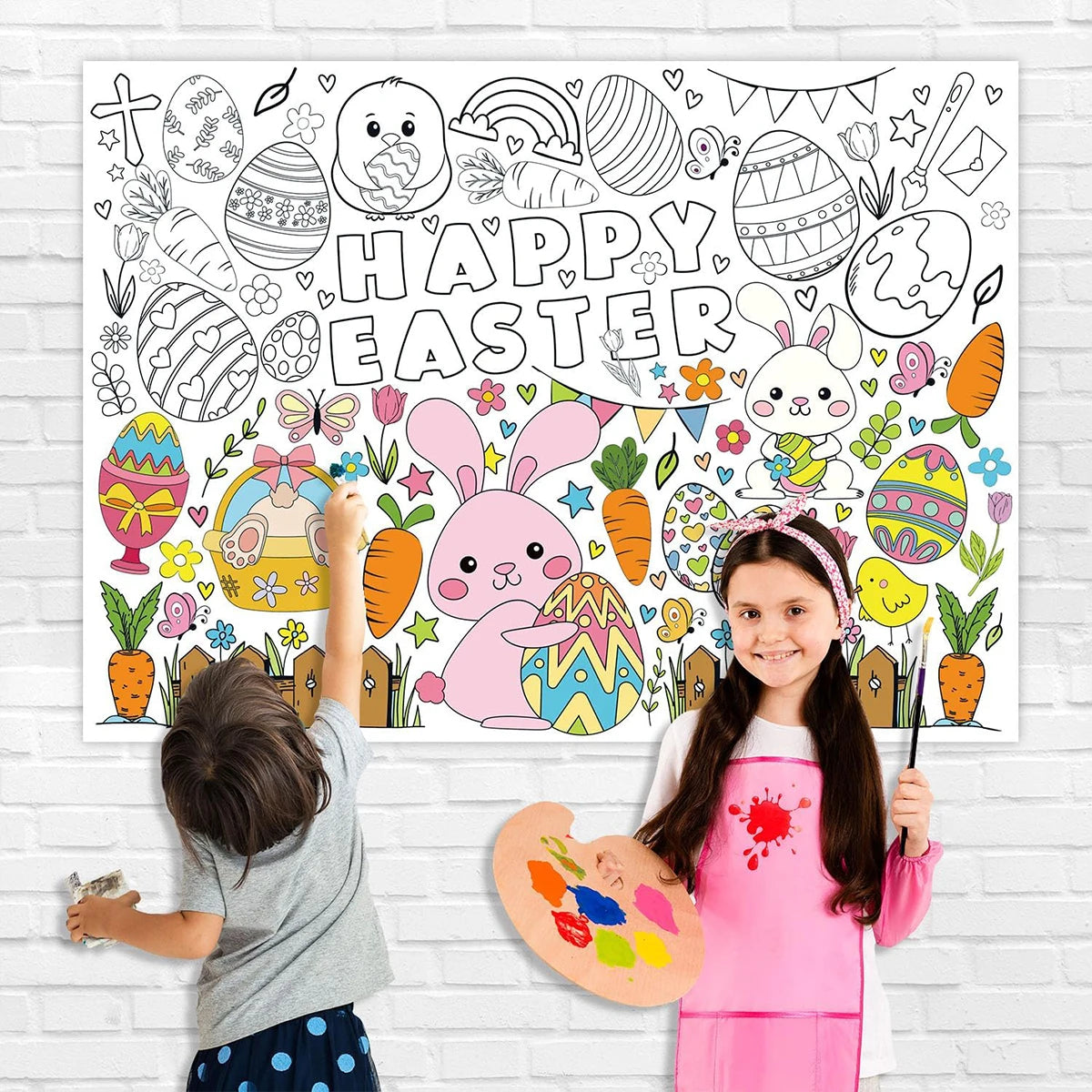 Jumbo Easter Coloring Poster