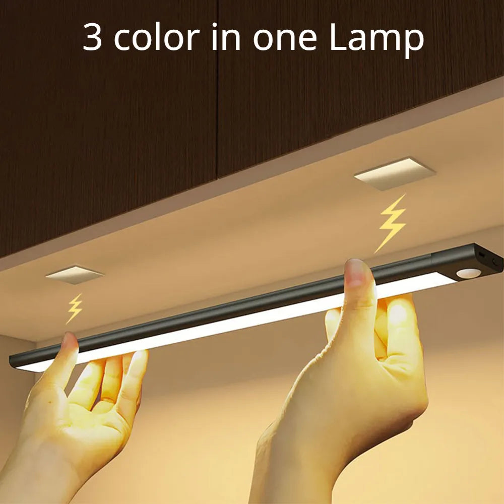 LED Lights Motion Sensor Under Counter Wardrobe