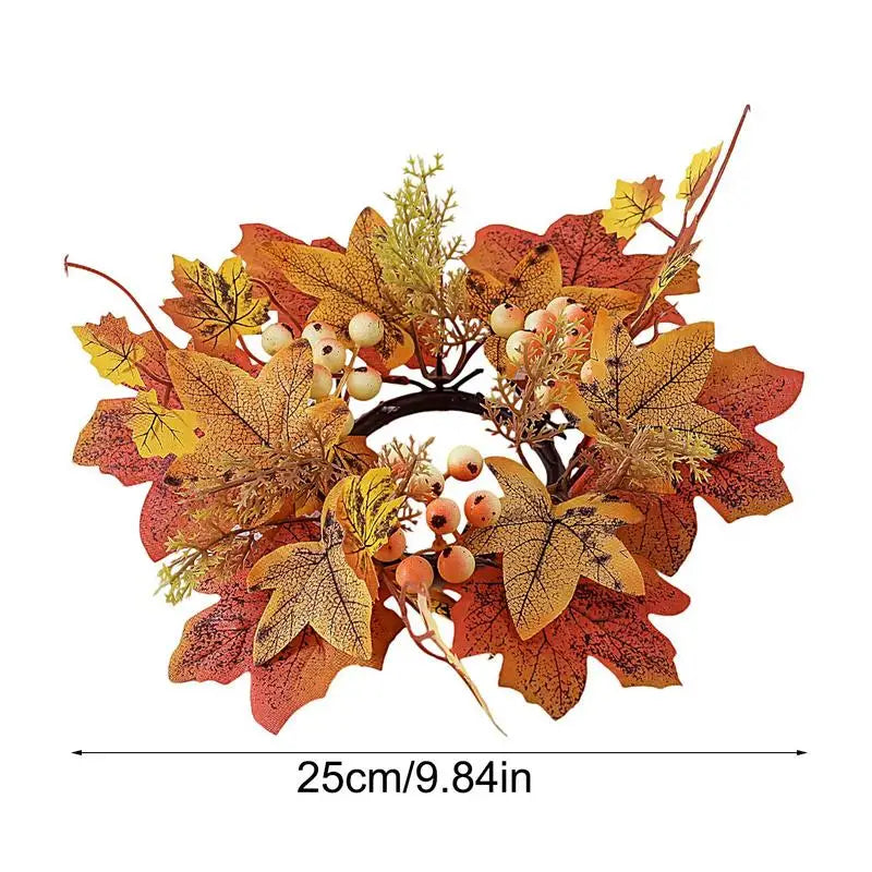 Autumn Leaves Candle Ring