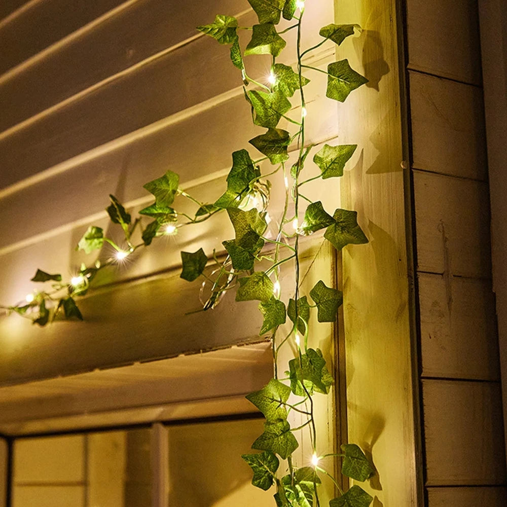 Vine Leaf Light Solar Powered Garden Lights LED