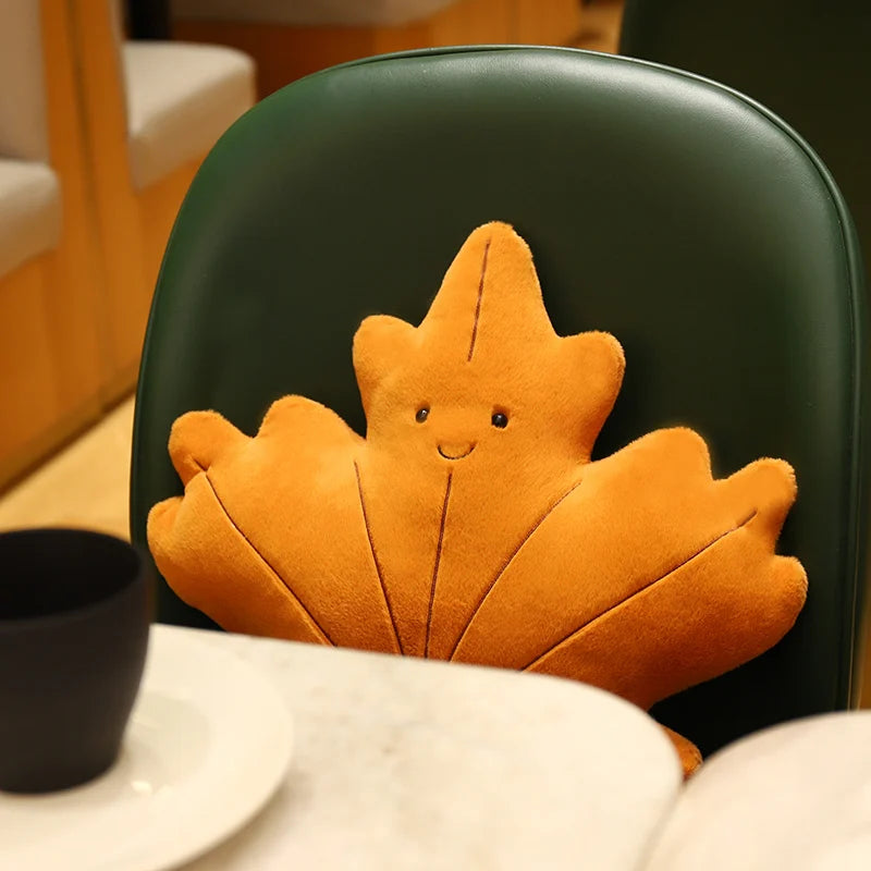 Plush Leaf Toy Cushion