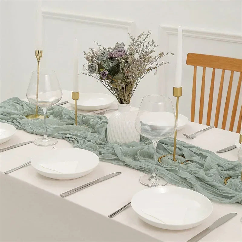 Cheesecloth Table Runner