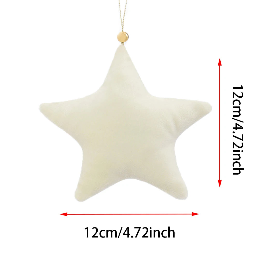 Plush Christmas Star Bauble