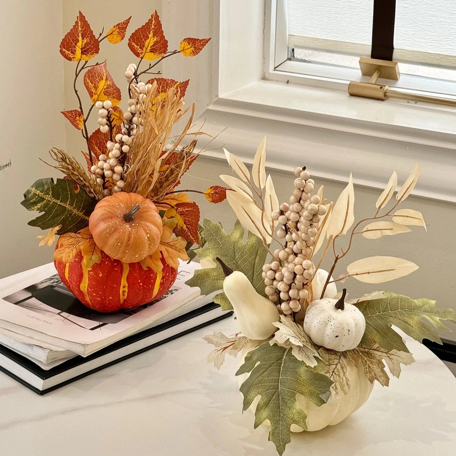 Autumn Table Decor Pumpkin