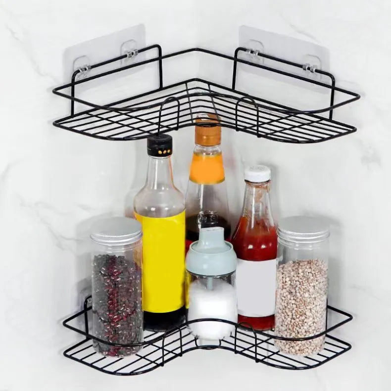 Corner Shower Caddy No-Drilling Stainless Steel