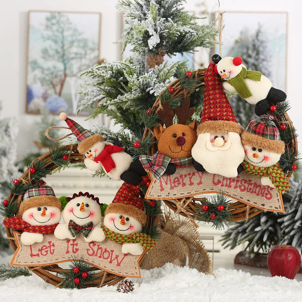 Christmas Rattan Wreath