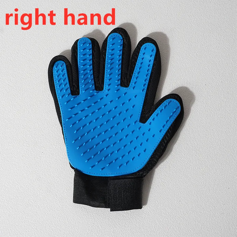 Silicone De Shedding Pet Grooming Glove For Dogs Cats