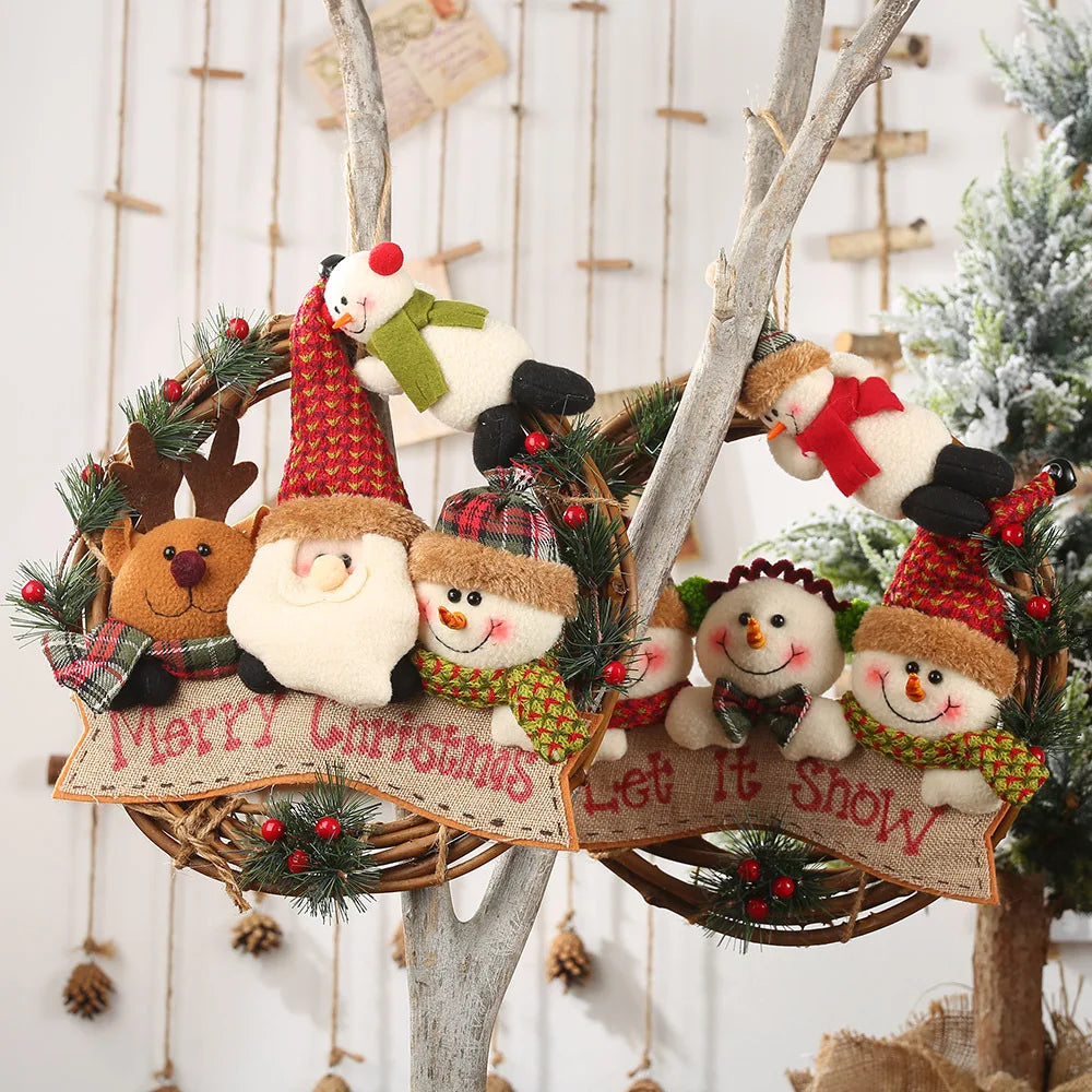 Christmas Rattan Wreath