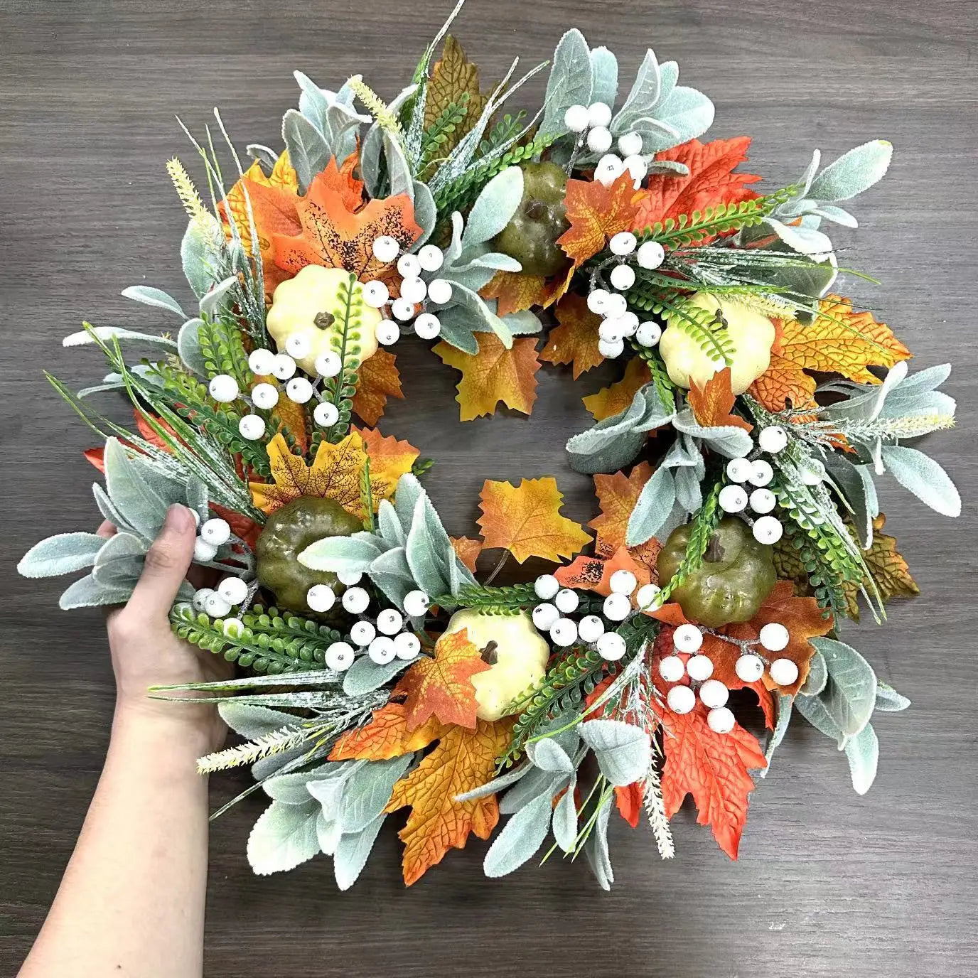 Pumpkin Autumn Wreath