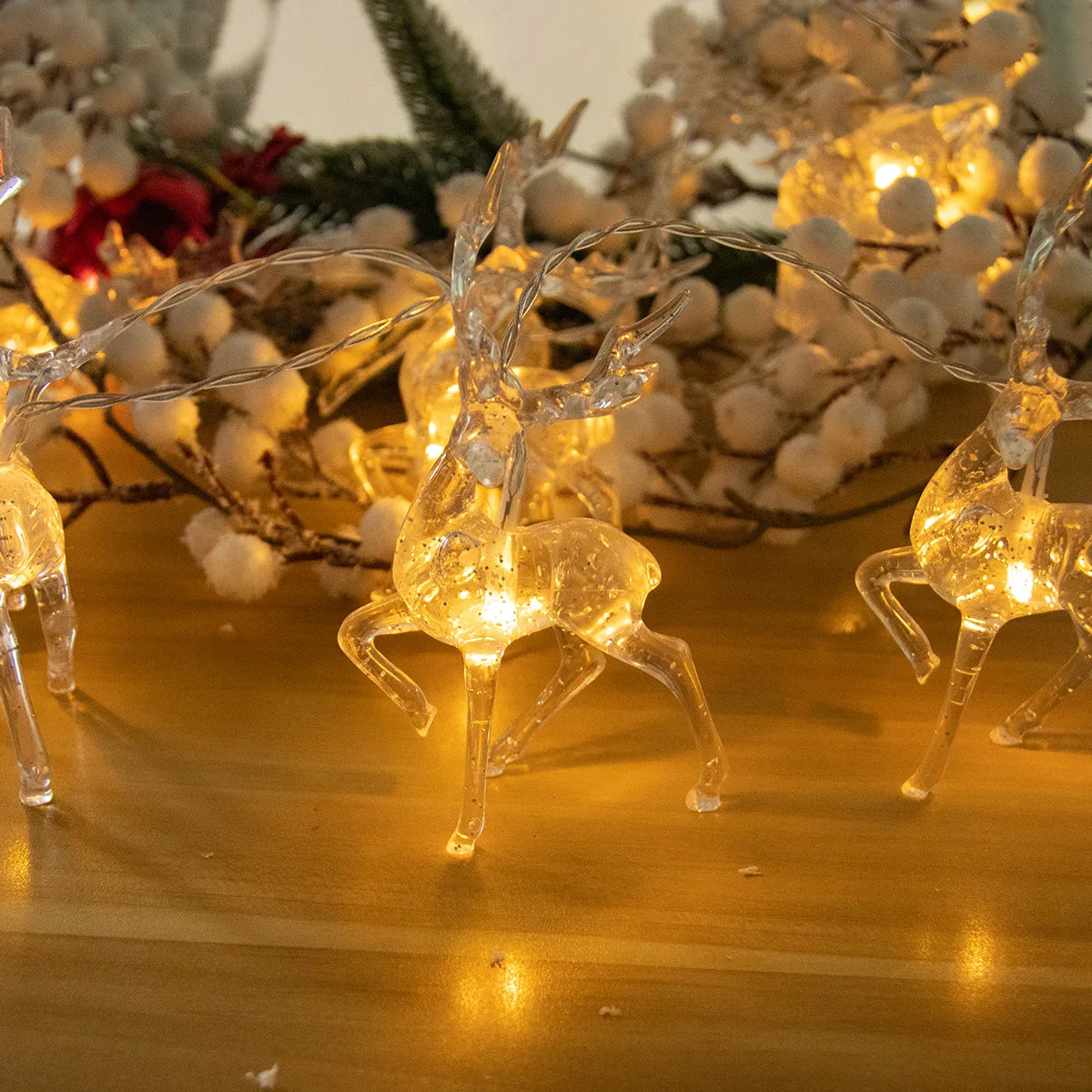 Reindeer Christmas Fairy Lights