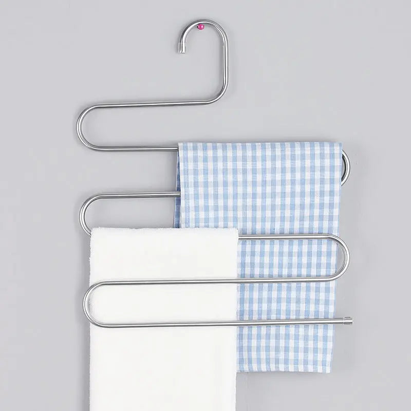 Space Saving Trouser Scarf Hanger with 5 Tiers