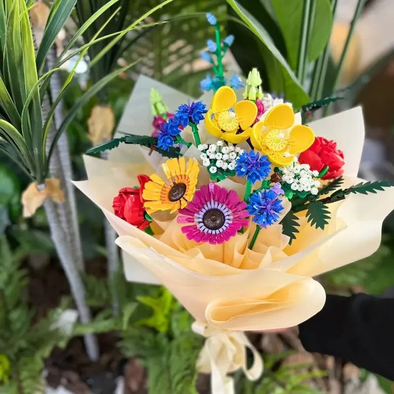 Wildflower Bouquet Building Set