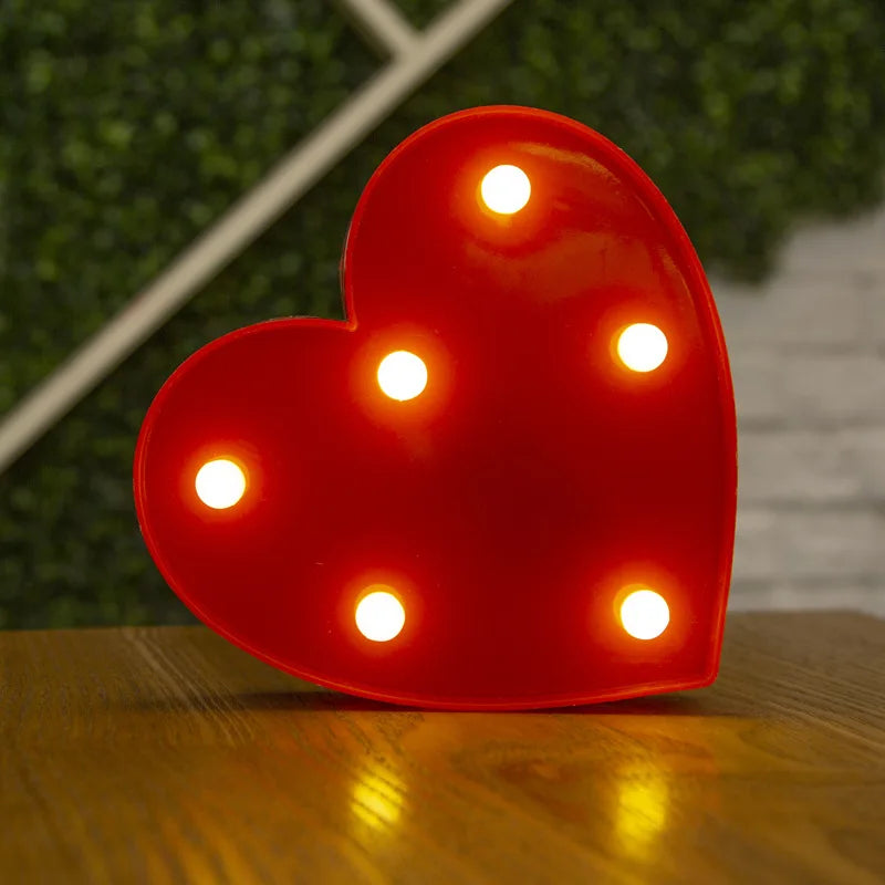 Love Graphic LED Lamp