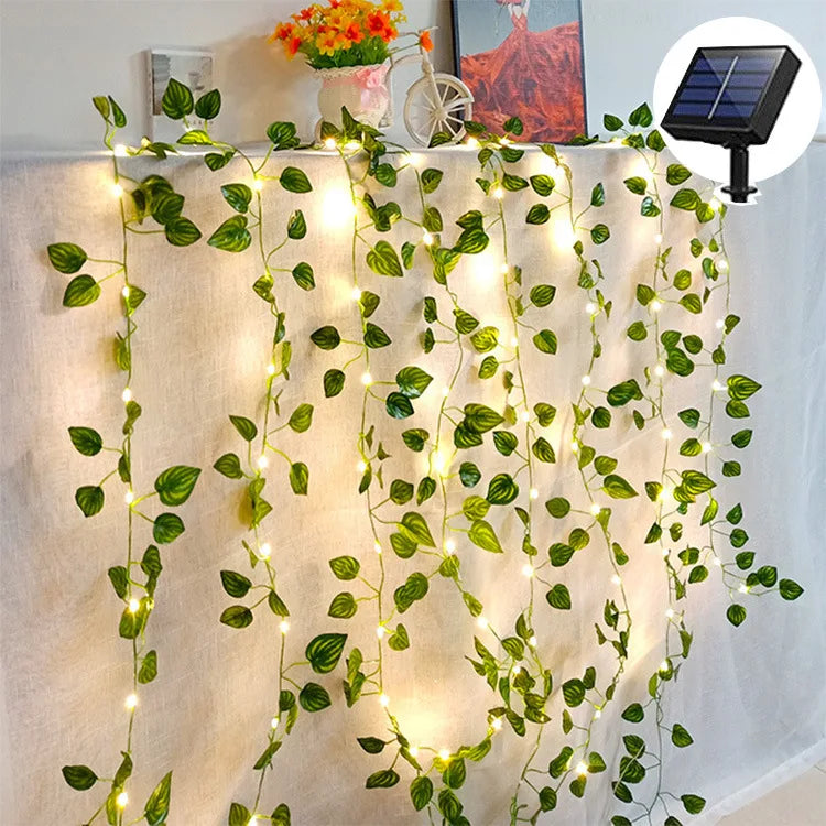 Vine Leaf Light Solar Powered Garden Lights LED