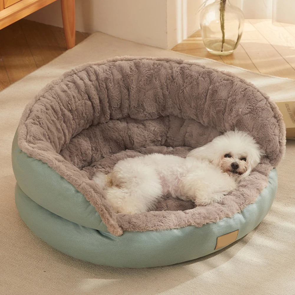 Round Dog Bed Pet Sofa
