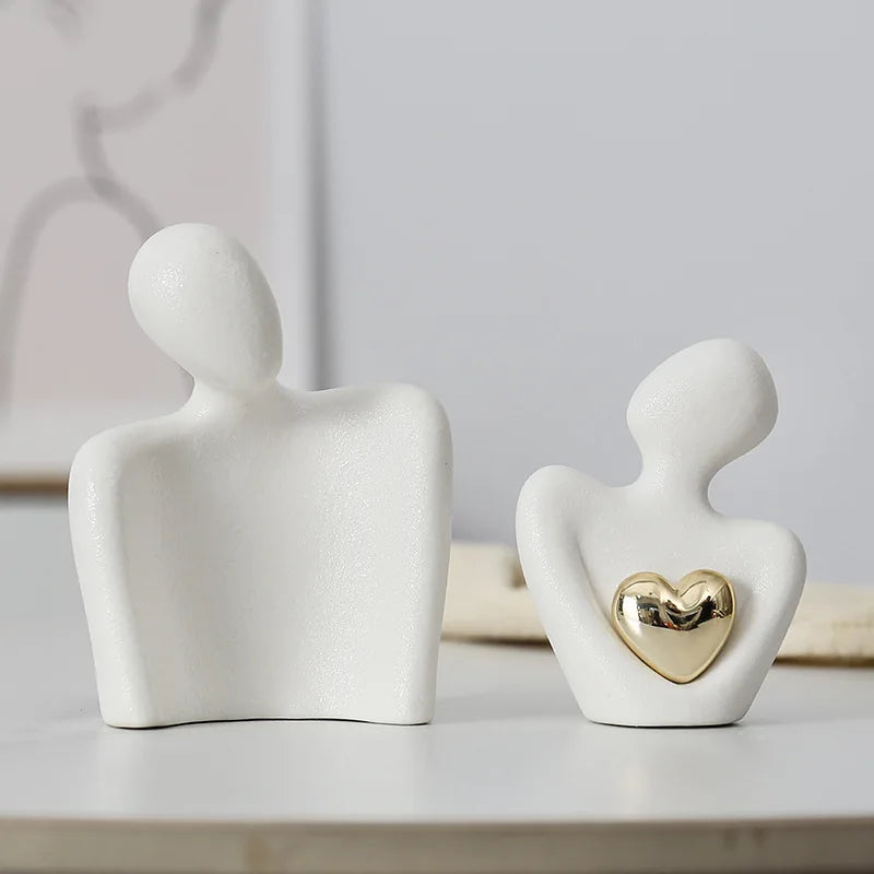 Love Couple Ceramic Ornament