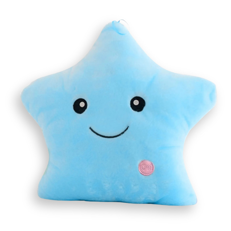 Star Luminous Soft Plush in Blue color