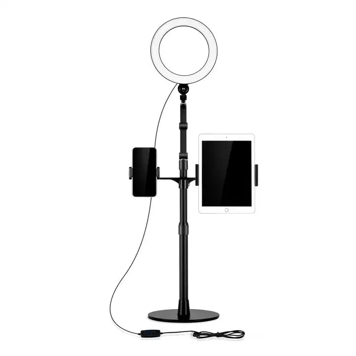 Tablet Phone Livestream Phone Stand with LED light