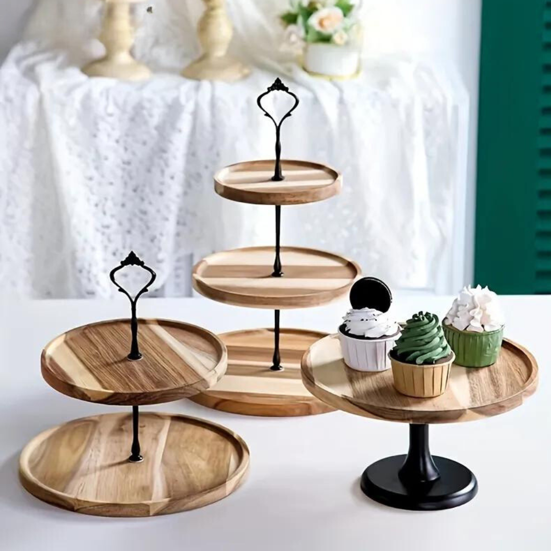 Wooden Afternoon Tea Stands