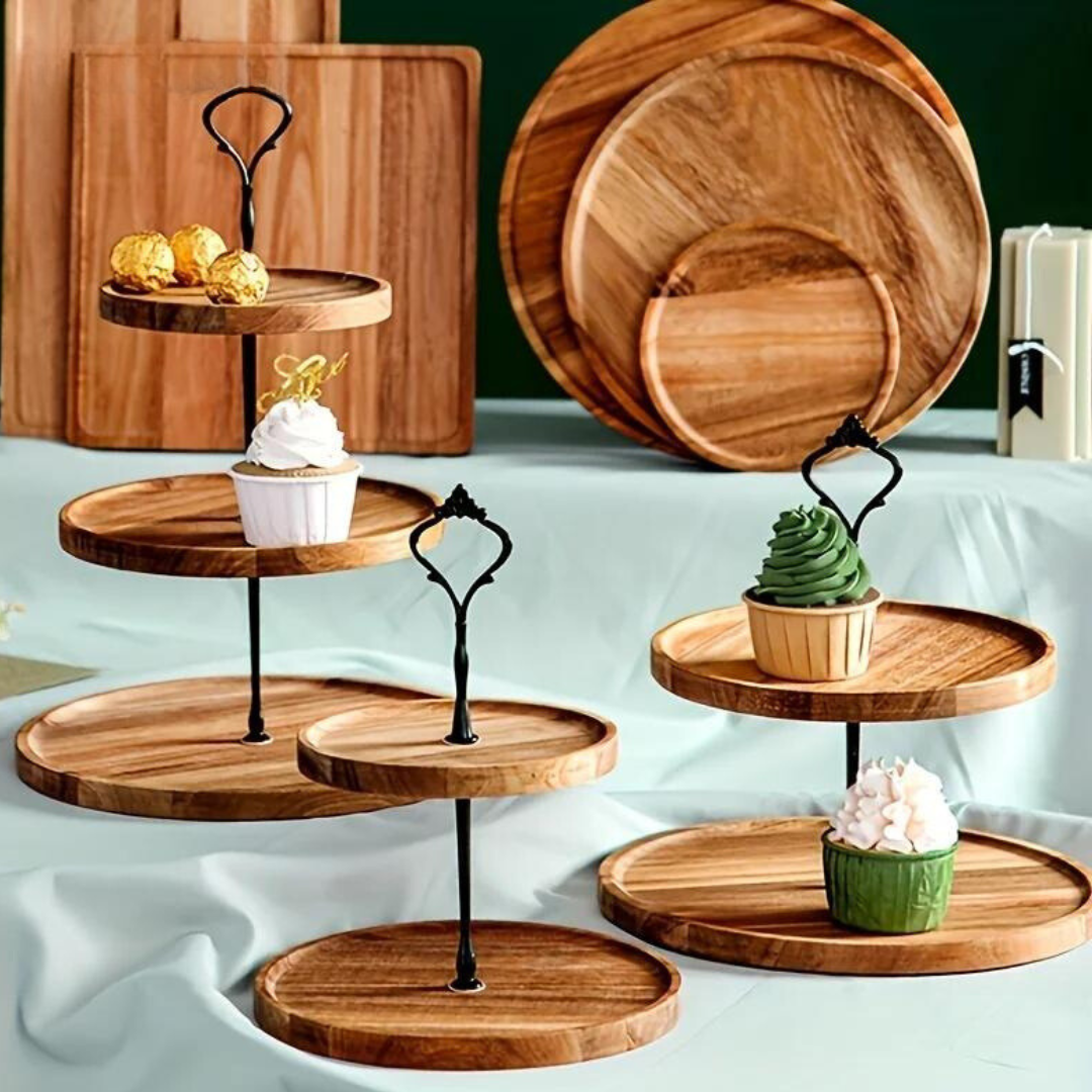 Wooden Afternoon Tea Stands
